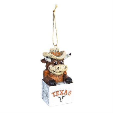 EVERGREEN ENTERPRISES Evergreen Enterprises 841279953 Texas Longhorns Tiki Design Ornament - 3.5 x 1.5 in. 841279953